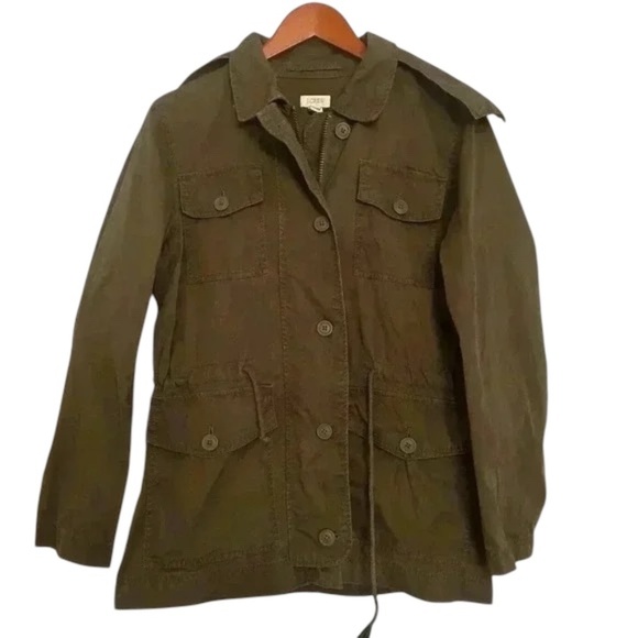 J. Crew Button-up Utility Jacket Size Small - Picture 1 of 5